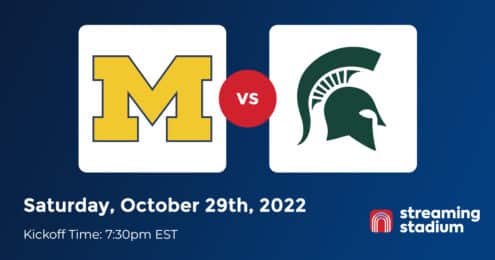 Michigan vs. Michigan state on 10/29