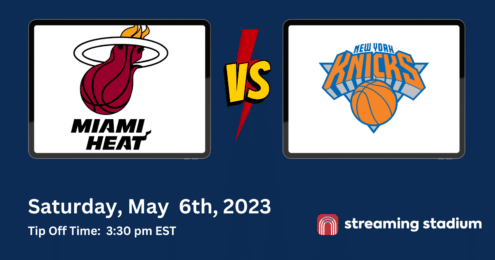 Heat vs. Knicks 2023 playoffs live stream